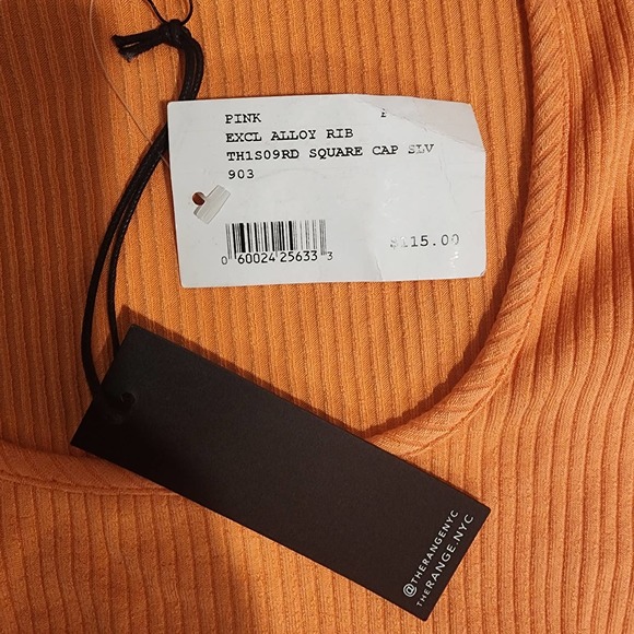 The Range NYC Knit Ribbed Cropped Top Size XS - Picture 4 of 7